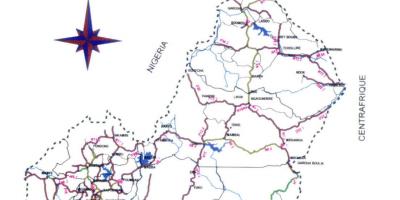 Mapa dróg Kamerun 