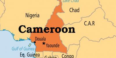 Mapa яунде, Kamerun